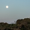Also, Saturday was a full moon. Também no sábado tivemos lua cheia. : Big Bend Ranch State Park