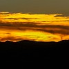 The sky looks like it&#39;s on fire. O céu parece estar em fogo. : Big Bend Ranch State Park
