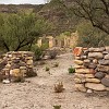 Between 1915-1946 the Crawford family and later the Smith family used this ranch. Ente 1915-1946 a família Crawford e depois a família Smith usaram esse rancho. : Big Bend Ranch State Park