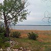 View of Lake Buchanan from the cabin.<br>Vista do Lago Buchanan do chalé.