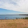 Buchanan Dam.<br>A barragem do lago Buchanan.