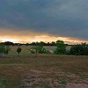 These storms bypassed us.<br>Essas tempestades passaram sem problemas.