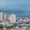 And a storm is approaching before we go to the beach. E veio uma chuvarada antes de irmos pra praia. : Fortaleza