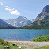 Lake Sherburne. Lago Sherburne.