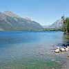 Lake McDonald. Lago McDonald.