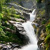 Aster Falls. Quedas Aster. : Aster Park, Glacier NP, vacation 2014