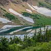 It's hard not to stop and admire the lake. É impossível não parar e apreciar o lago. : Glacier NP, Ptarmigan Tunnel, vacation 2014