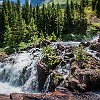 GNP2014 281 DSC03702 : Glacier NP, Redrock Lake and Falls, vacation 2014