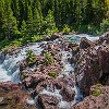 GNP2014 282 DSC03704 : Glacier NP, Redrock Lake and Falls, vacation 2014
