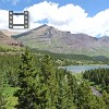 Panoramic video of lake and falls. Vídeo panorâmico do lago e quedas.