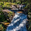 We continued our climb to the next falls. Continuamos nossa subida até as próximas quedas. : Glacier NP, St. Mary Falls, vacation 2014