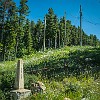 A simple border between the USA and Canada. Uma fronteira bem simples entre os EUA e Canadá. : Glacier NP, Waterton Lakes NP, vacation 2014