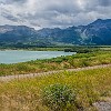 I especially liked the paved bike trails throughout the park. Achei muito legal estas pistas para ciclistas no parque. : Glacier NP, Waterton Lakes NP, vacation 2014