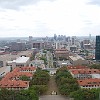 No topo da Torre olhando para o centro da cidade (zona sul).