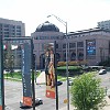 Vista do Museu da História do Texas (no outro lado da rua, oposto ao Blanton).