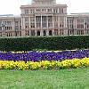 O jardim em homenagem a Lady Bird Johnson.