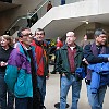 Esperando para entrar na exposição do faraó.