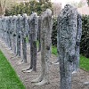 Multidão de bronze, de Abakanowicz.