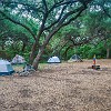 One section of campsite 129 - very, very large! Uma parte do acampamento número 129 - muito espaço!