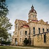 Bandera County Courthouse. A sede do tribunal do município de Bandera.