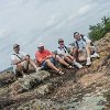 Hiking with friends: Bill, Blake and Peter. Fazendo uma caminhada com os amigos BIll, Blake e Peter. : Inks Lake SP