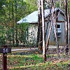 My favorite mini-cabin at South Shore Lake Bastrop: the last one on the waterfront side. A minha mini-cabana favorita no Lago Bastrop, orla sul: a última cabana de frente pro lago.