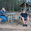Peter and Patrick. : Lake Bastrop South Shore