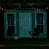 We always bring Christmas lights to our cabin. Sempre trazemos luzes de Natal para nossa cabana. : Lake Bastrop South Shore
