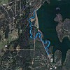 This is the map of our hike (starting from the bottom). Este é o mapa da caminhada (começando embaixo).