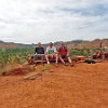 A stop at the Red Star Ridge. Parada no topo da Estrela Vermelha.
