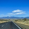The drive from Albuquerque to Taos was beautiful. A viagem de Albuquerque até Taos foi bonita. : Sangre de Cristo Mountains, Taos